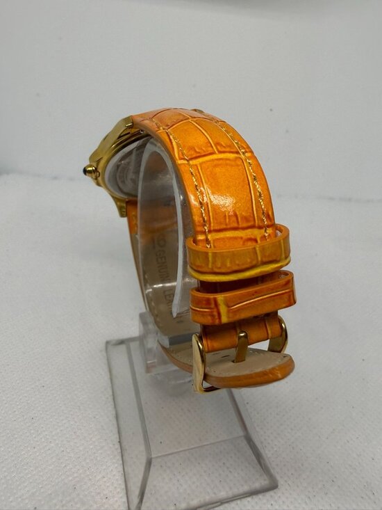 Invicta 15936 Women’s Gold Tone Roman Numeral Watch Orange Leather + 4 Straps main image 4